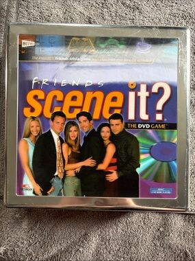 Friends Scene It? DVD Game - Purple & Orange Cover